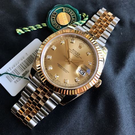 rolex datejust two tone diamond dial|rolex datejust 41mm 126333.